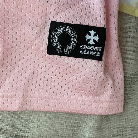 Pink Chrome Hearts Mesh Jersey - Picture 2 of 10